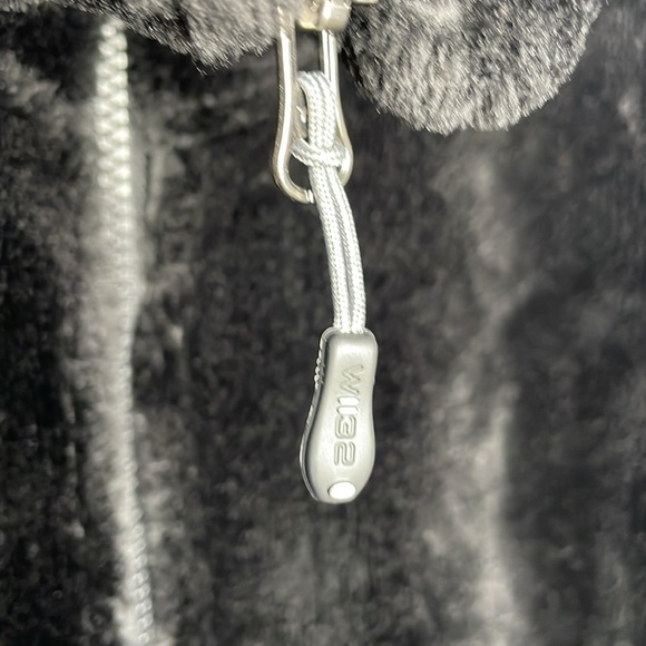 32 Degrees Jacket Plush, Sz L Black pockets - high collar front zip heavy weight - Picture 3 of 7